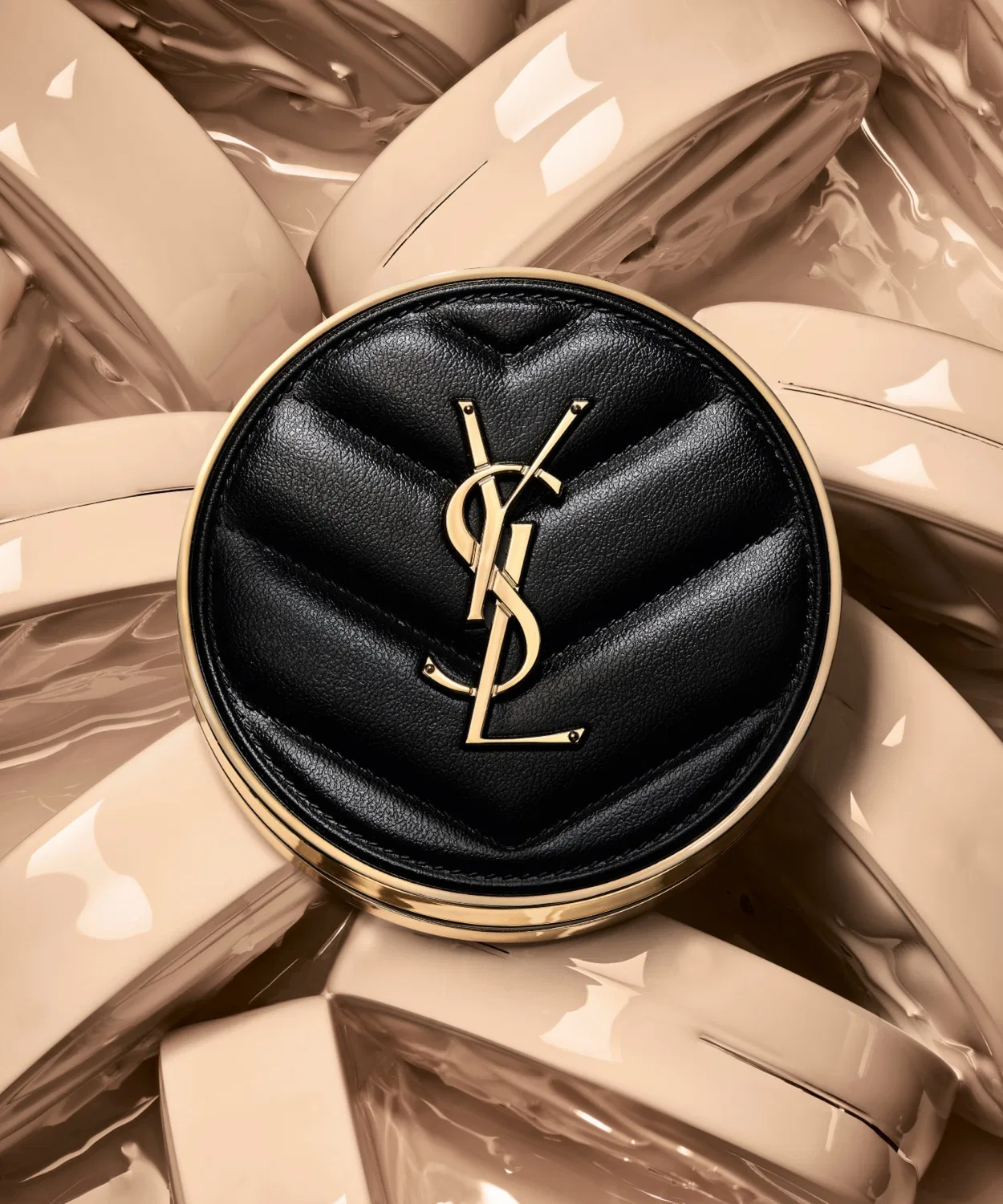 Тональная основа-подушка YSL Ancre de Peau Cushion N, 94% натуральных компонентов, матовый финиш