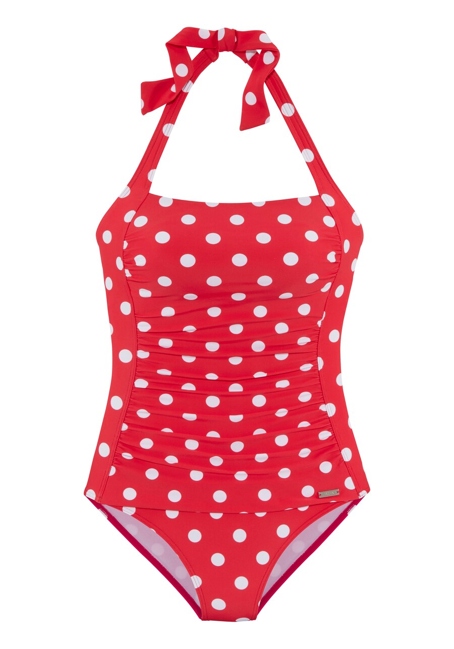 

Купальник с халтернеем LASCANA Bralette Swimsuit Lissy, цвет blood red