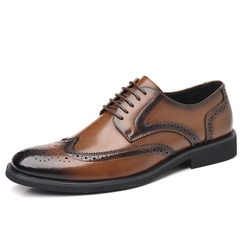 

Shanpijiang Мужские классические туфли черно-коричневые, цвет Brown