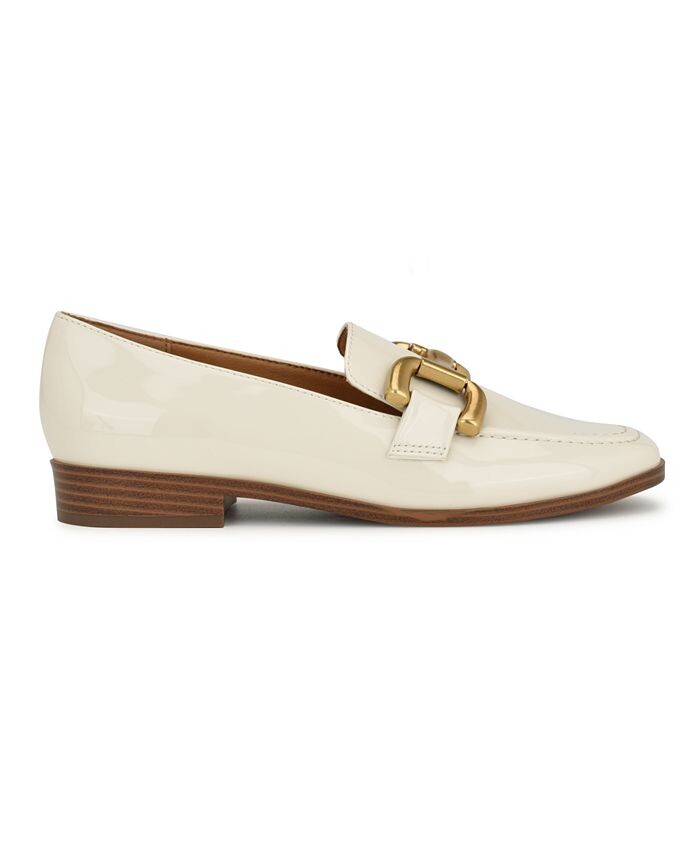 Женские лоферы без шнуровки Lilma с круглым носком Nine West, слоновая кость/кремовый — фото 2