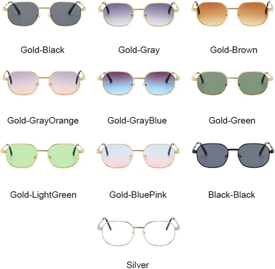 

Солнцезащитные очки UV400 с градиентной расцветкой в ​​стиле «металлик-панк» для женщин и мужчин, для бега и занятий спортом на открытом воздухе UYPTK, Black-black