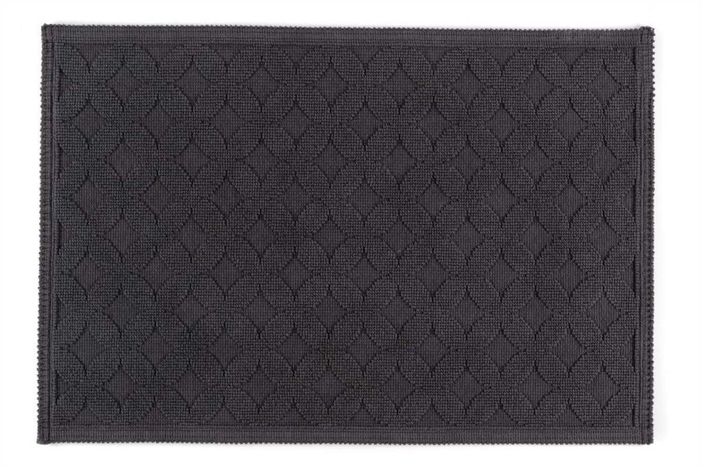 

Коврик для ванной Rhomtuft Seaside квадратный 60 x 90 см цвет олово