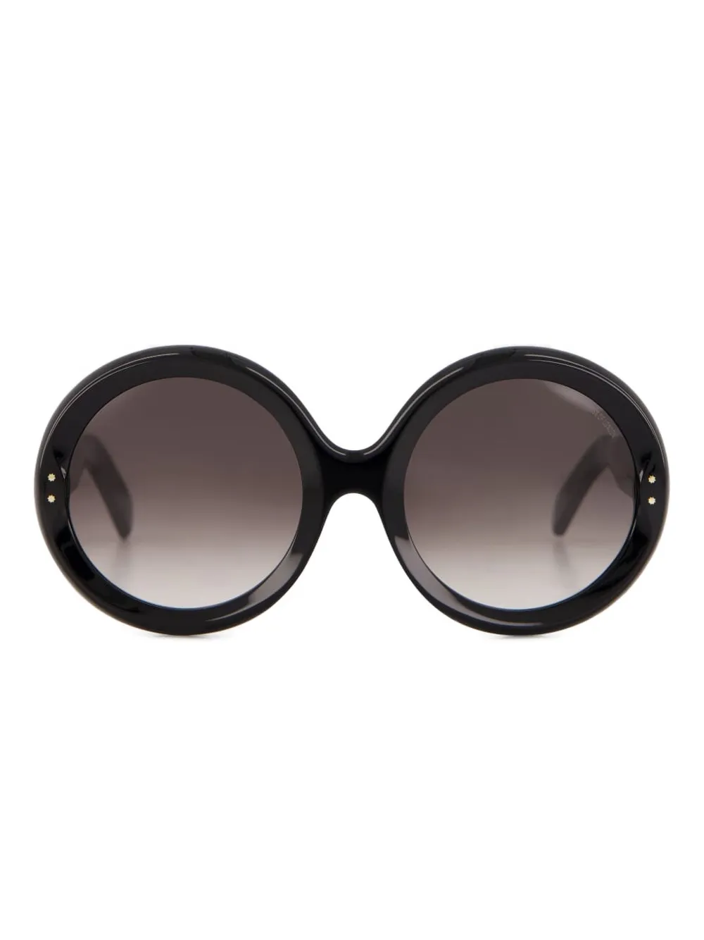 

Солнцезащитные очки в круглой оправе Cutler & Gross, черный