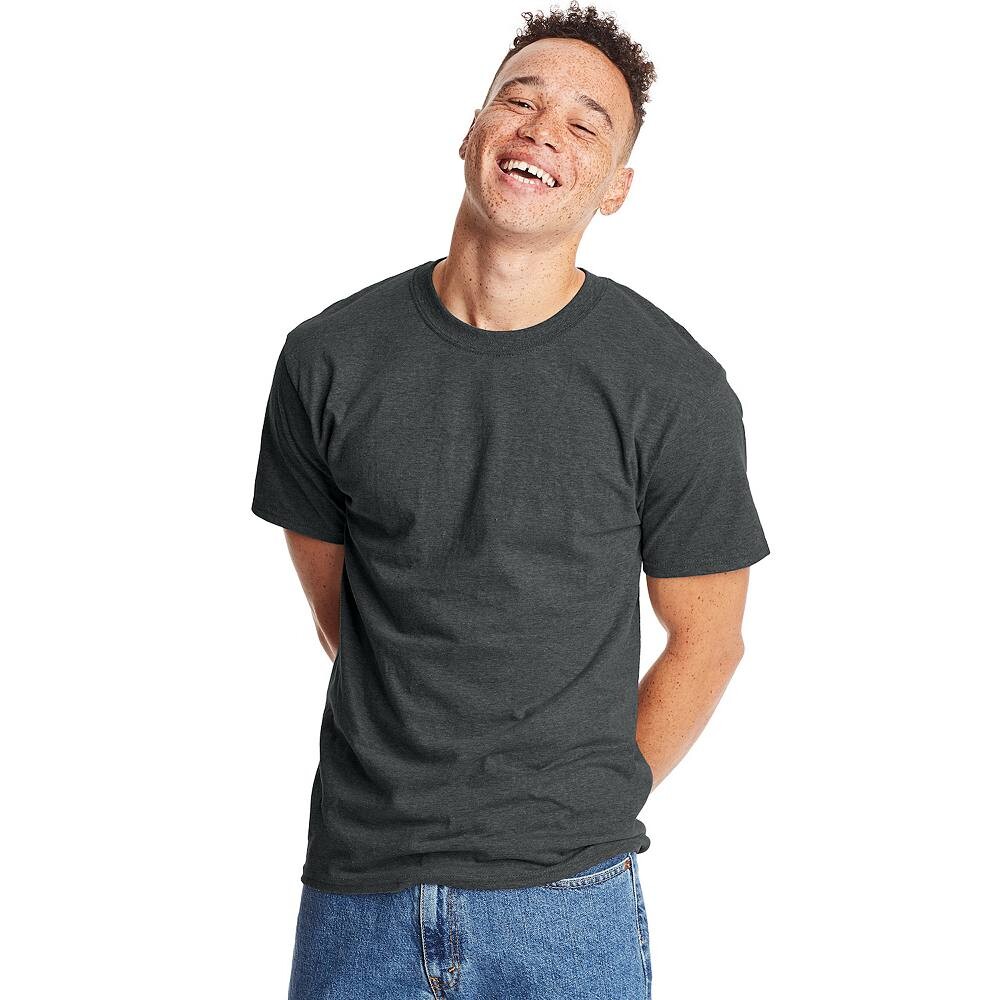 

Мужская футболка Hanes Beefy-T (2 шт.), цвет Charcoal Heather