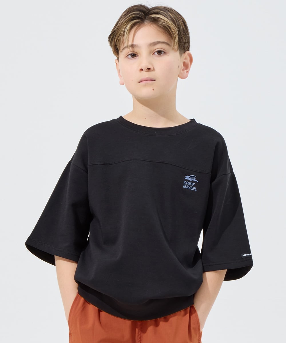 (K) Легкая технологичная толстовка с рукавом 5/8 KRIFF MAYER, BLACK