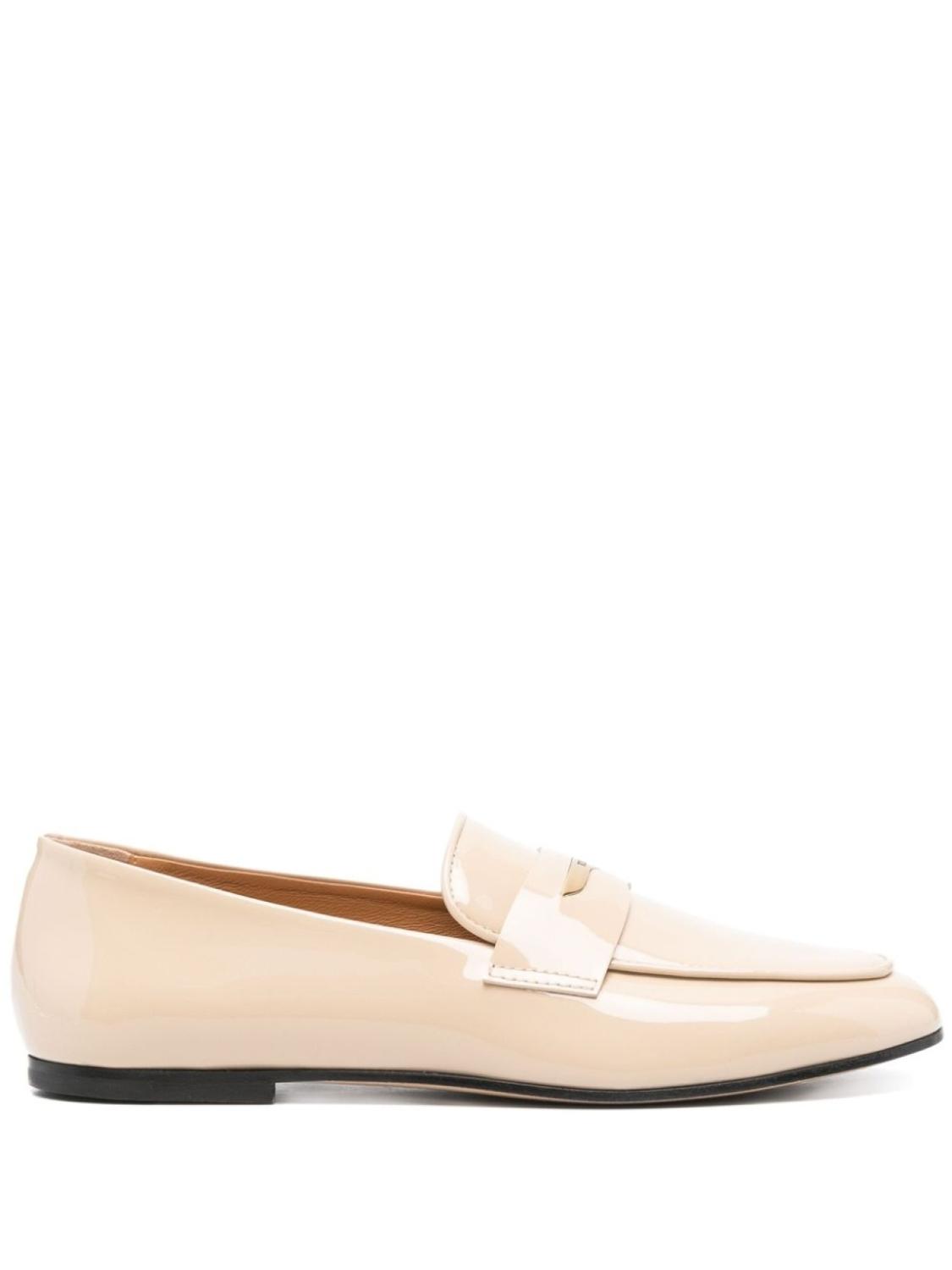 Tod's лоферы с логотипом, нейтральный