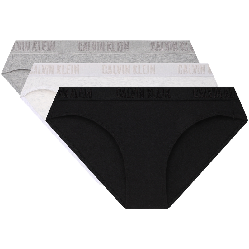 

Комплект из 3 женских трусов CALVIN KLEIN, 0P7-Space Black/Cherry Blossom Pink/Coconut Gray