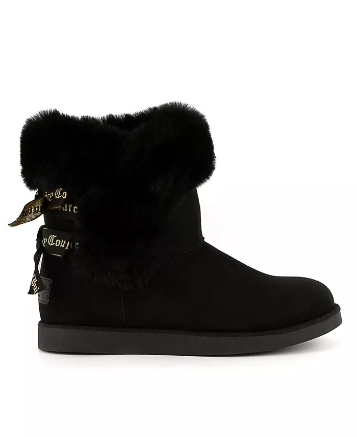 Женские уютные зимние ботильоны King Cozy Juicy Couture, черный — фото 2
