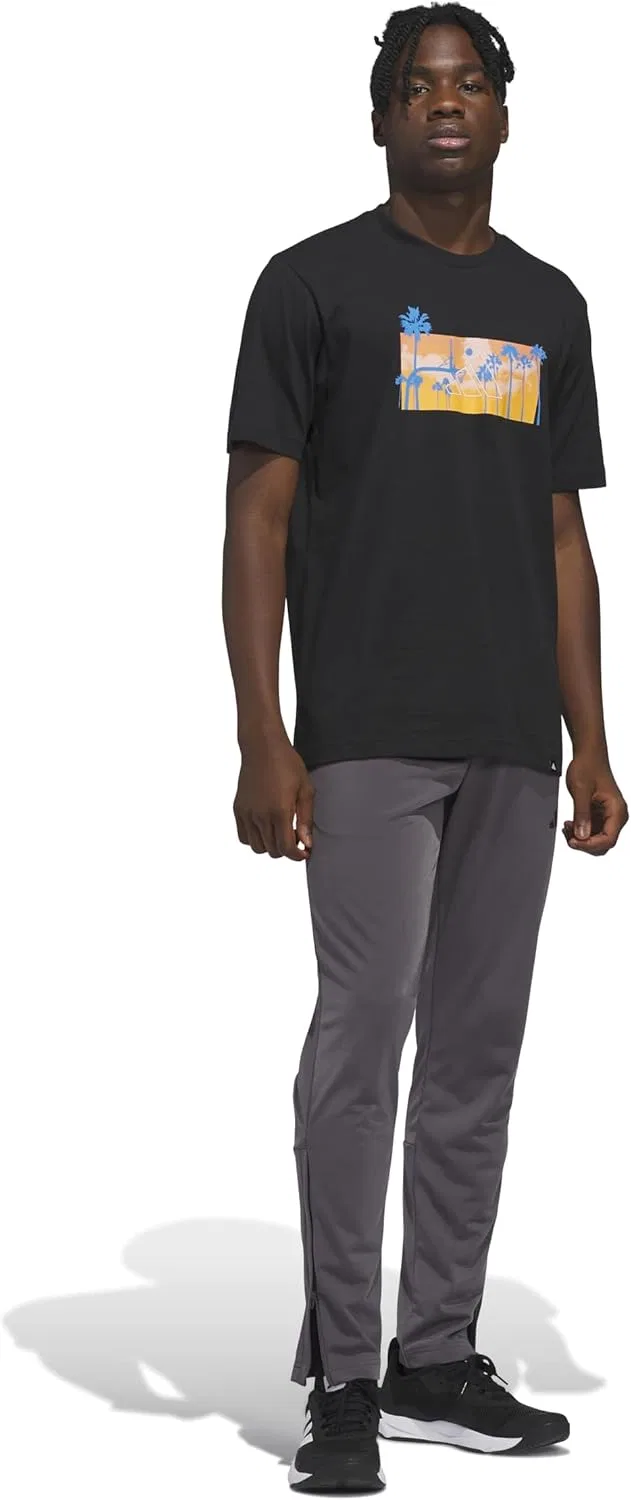 Футболка хлопковая adidas, Black — фото 2