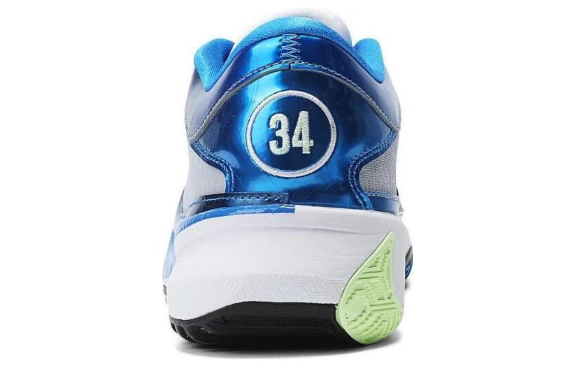 Мужские баскетбольные кроссовки Nike Freak 5, White/Blue — фото 3