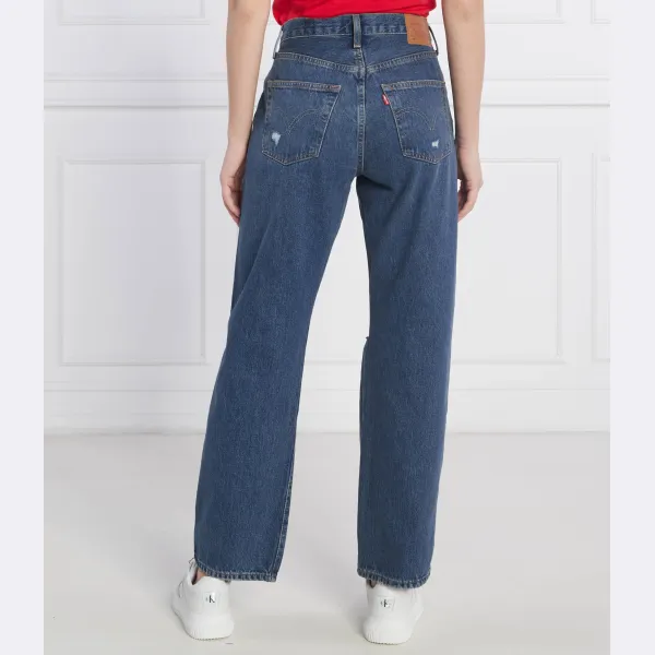 Джинсы прямого кроя Indigo с эффектом потертости Levi'S, синий — фото 3