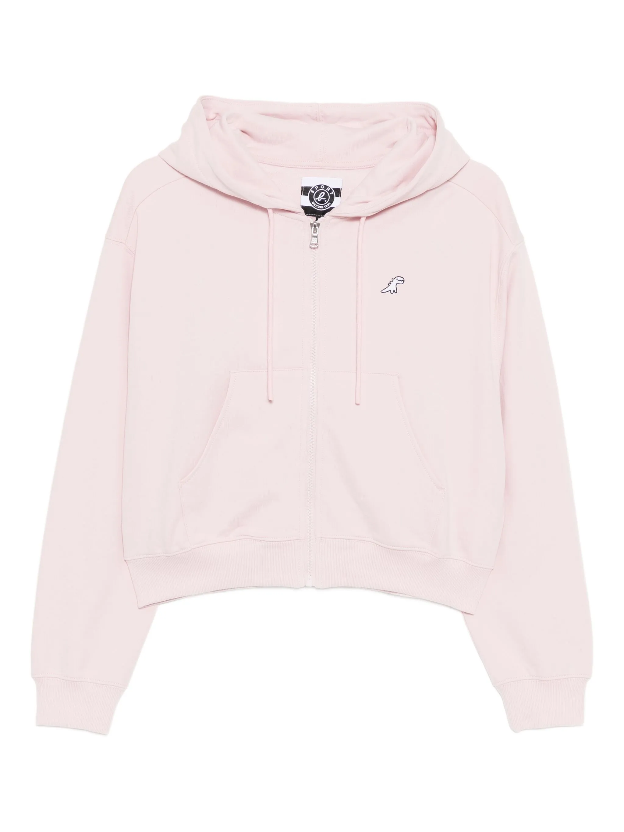 

Худи с вышивкой Dino Sport B. By Agnès B., розовый