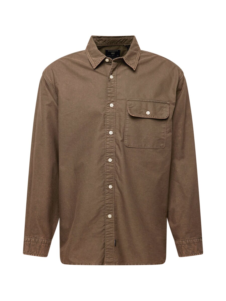 

Повседневная рубашка Dockers Regular fit Button Up Shirt, коричневый