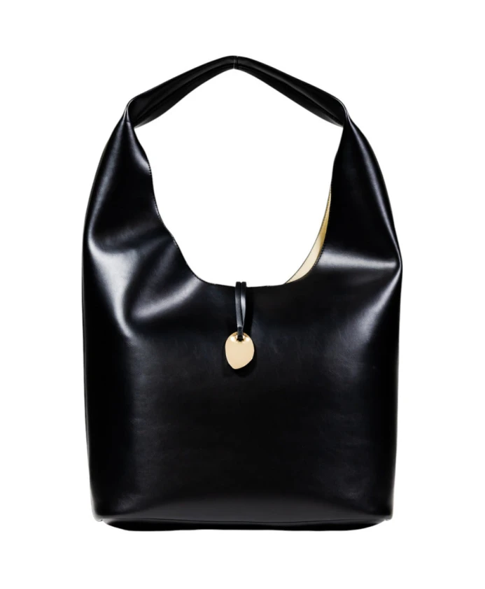 

Черная женская сумка с внутренними карманами Calvin Klein, черный