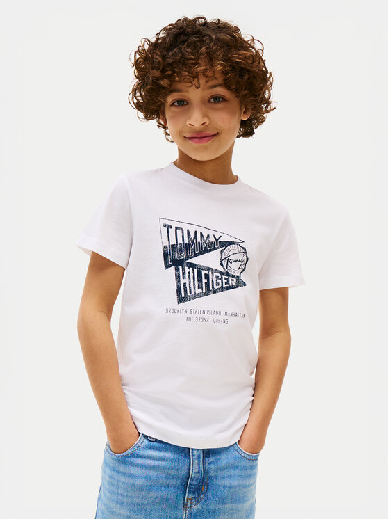 

Футболка обычного кроя Graphic KB0KB09719 Tommy Hilfiger, белый