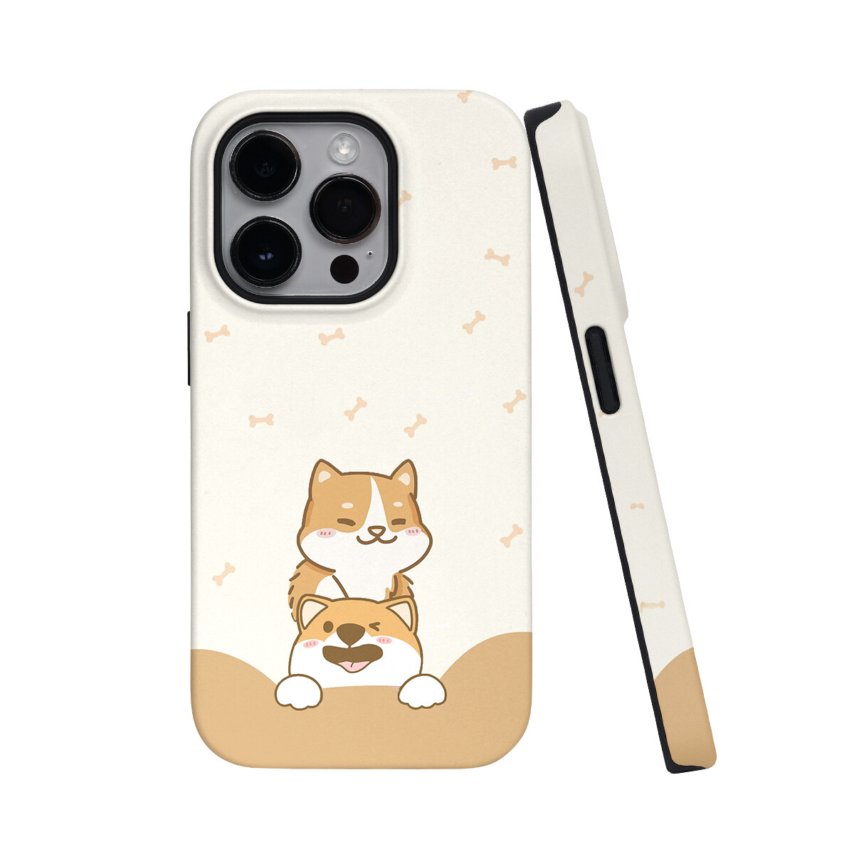 

Чехол для телефона Vicy, Frolicking puppy 2-in-1 anti-fall shell