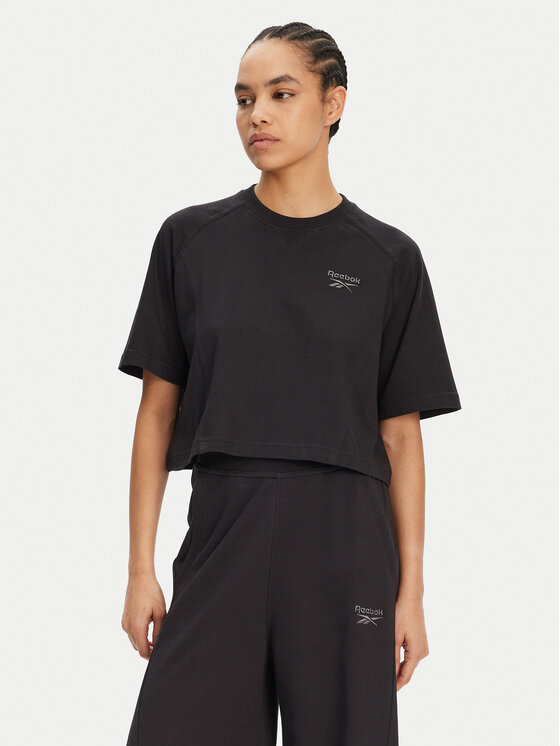 

Футболка обычного кроя 100214092 139-18-00 Reebok, черный