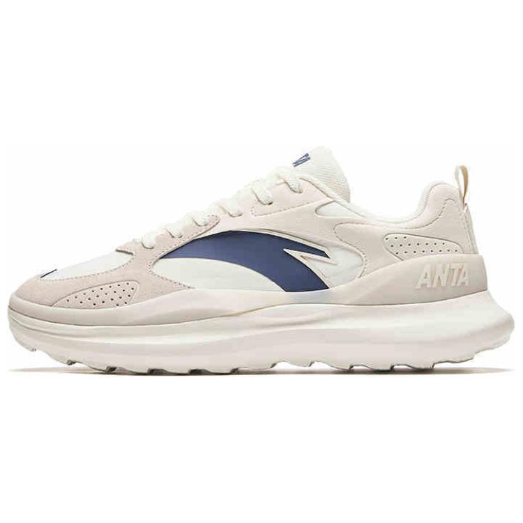 

Антискользящие износостойкие мужские низкие кеды Anta Beige White Blue