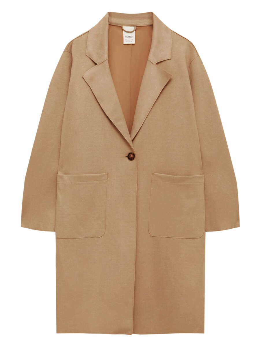 

Пальто межсезонное Pull&Bear, песочный