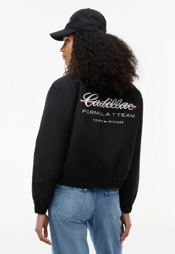 Куртка-Бомбер с логотипом команды cadillac formula 1. Tommy Hilfiger, Black
