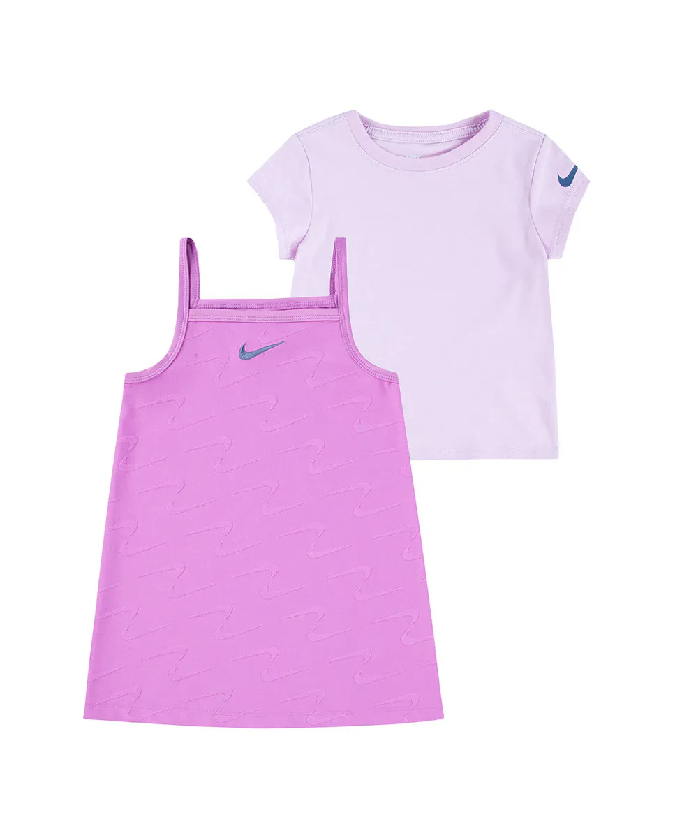 

Nike Swoosh Motion Комплект платья из 2 предметов, цвет Rosa