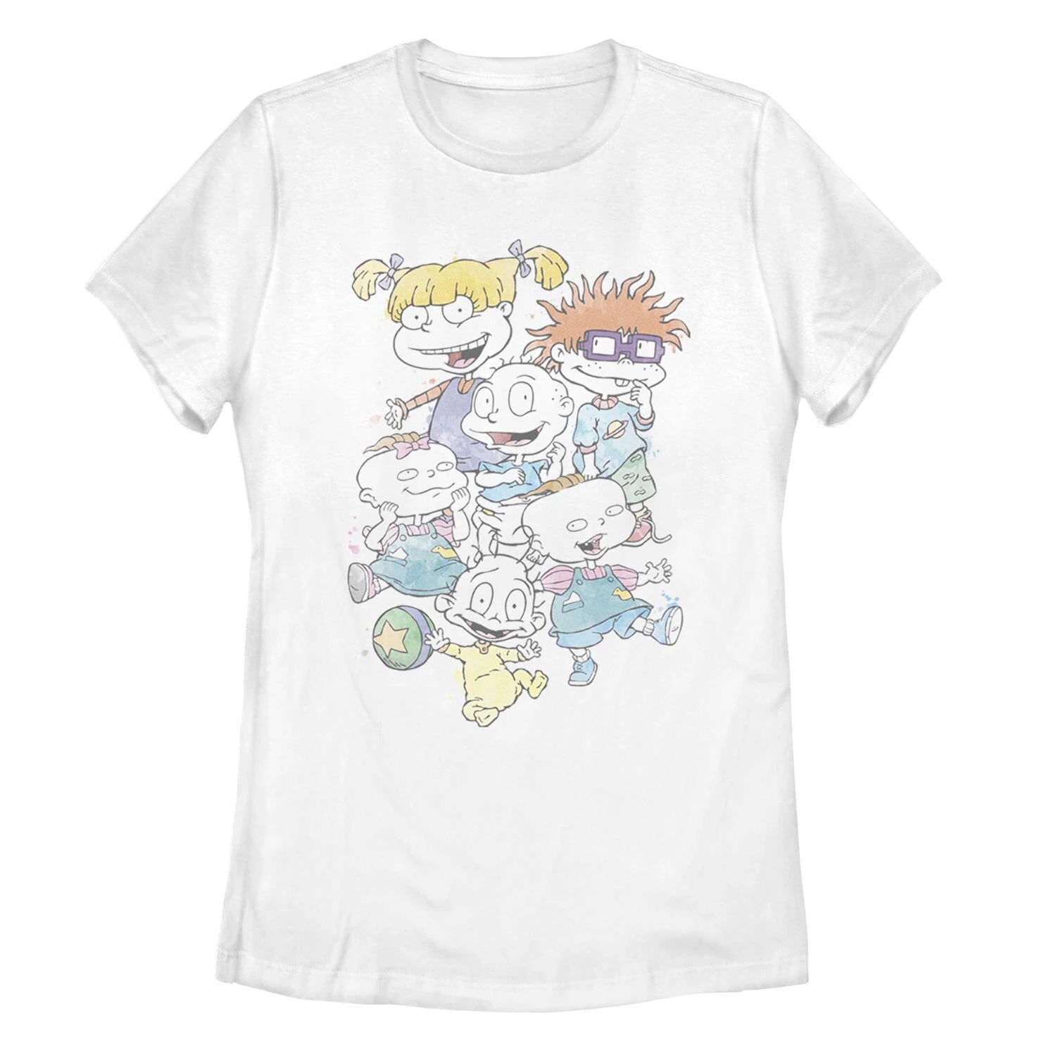 

Футболка Juniors Rugrats с акварелью для групповых снимков Licensed Character