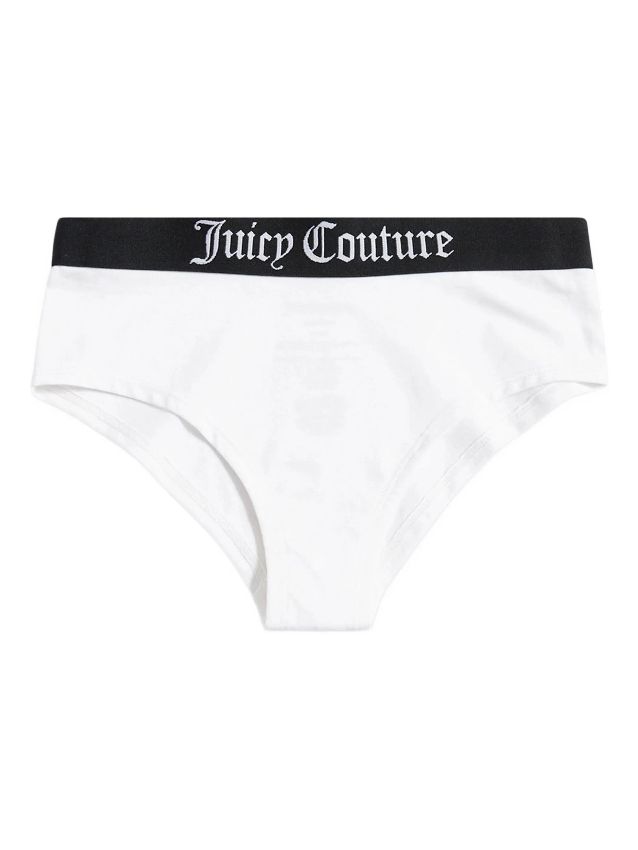 Комплект из трех трусов-брифов с логотипом Juicy Couture Kids, черный — фото 3