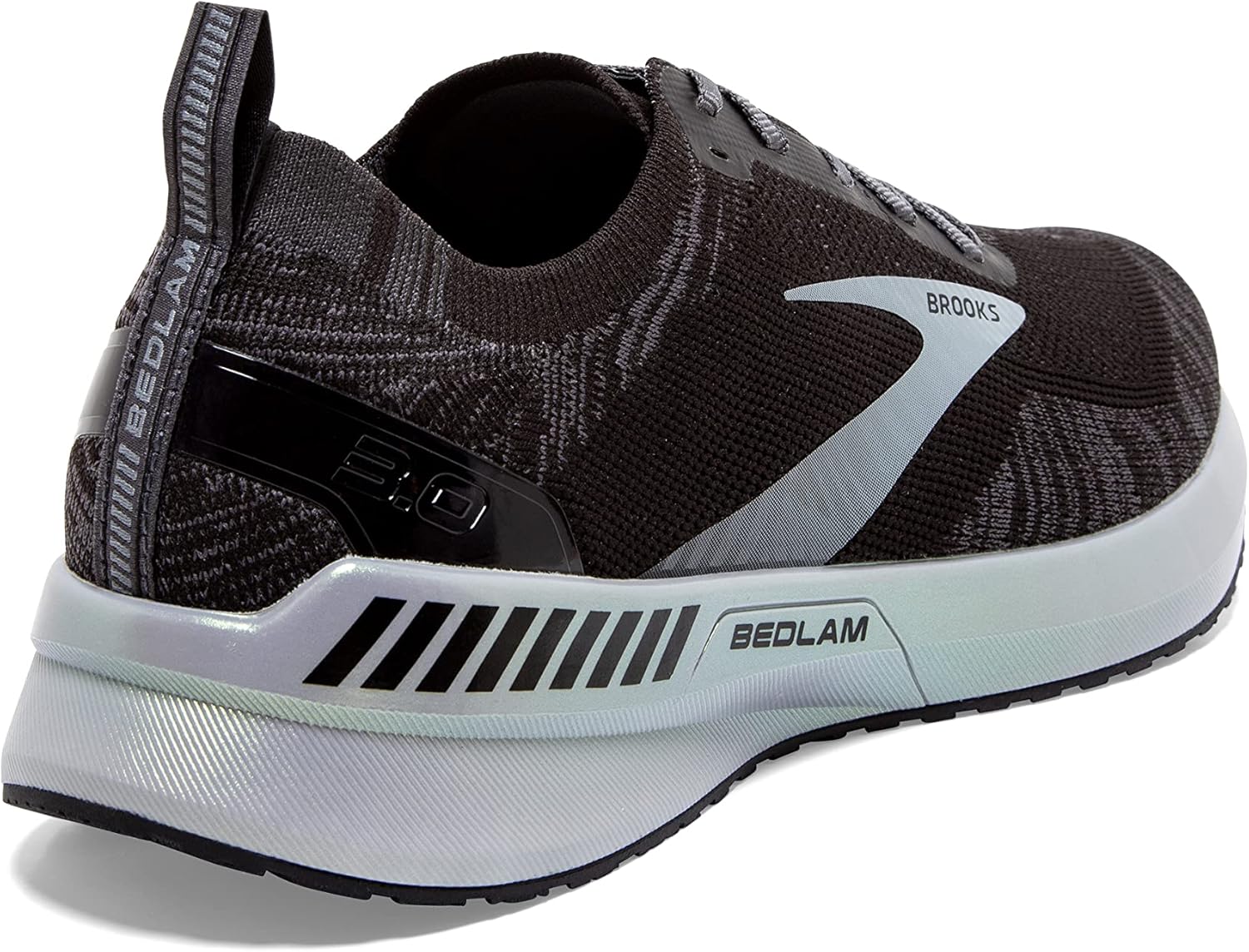Мужские беговые кроссовки Brooks Bedlam 3, белый/черный — фото 4