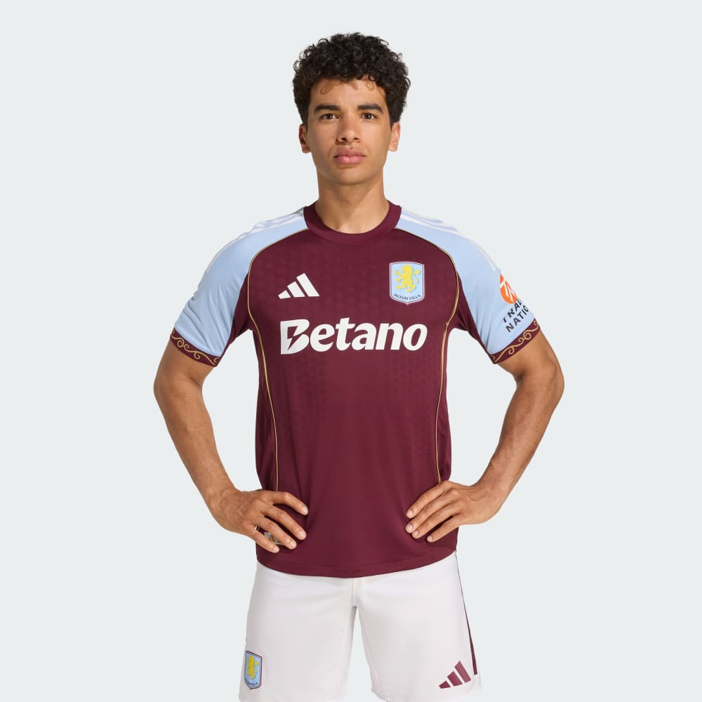 

Джерси Adidas Aston Villa FC 25/26 Home Authentic Jersey, цвет Maroon/Glow Blue