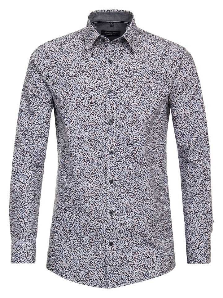 

Рубашка CASAMODA Hemd - Comfort fit -, цвет Dunkelblau/Weiß