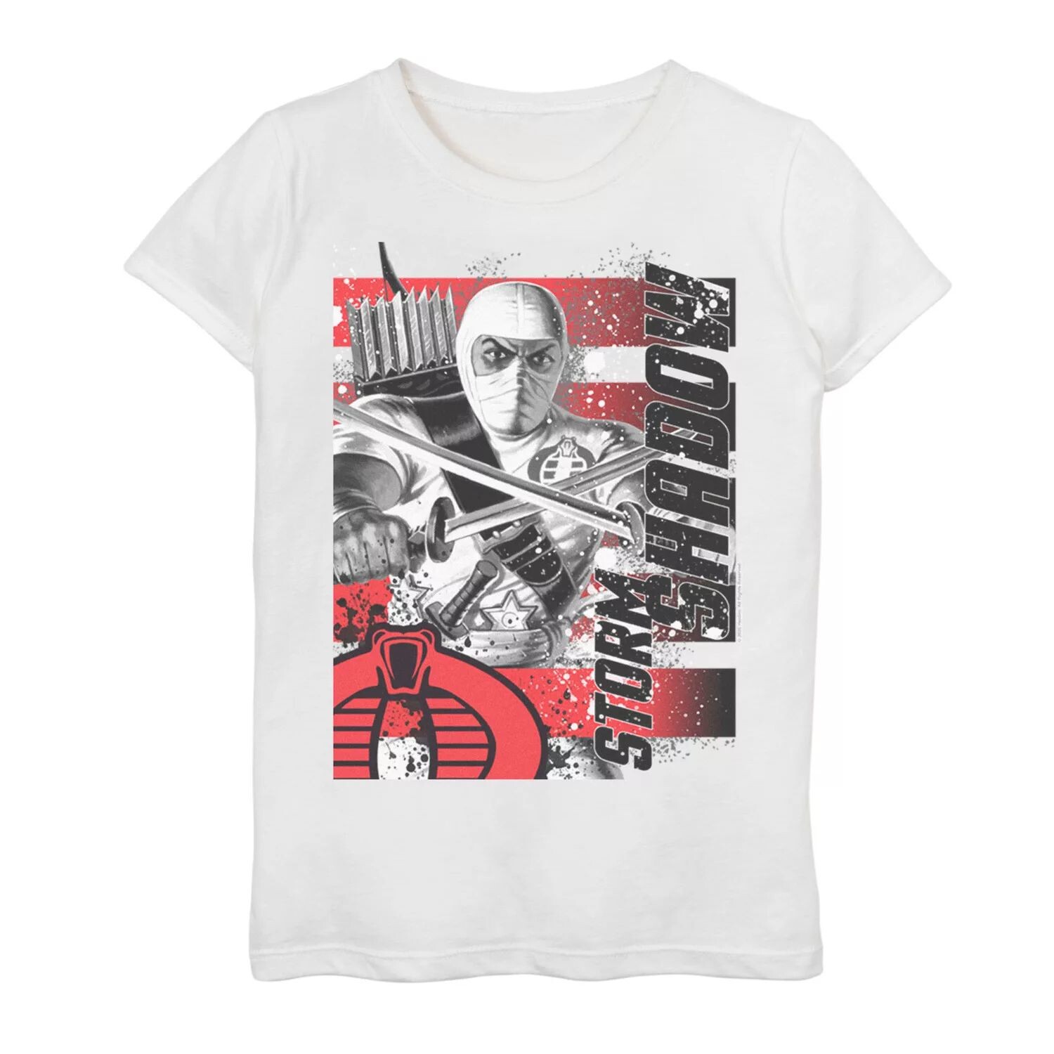 

Девочки 7-16 лет Футболка с рисунком Joe Storm Shadow Splatter Licensed Character