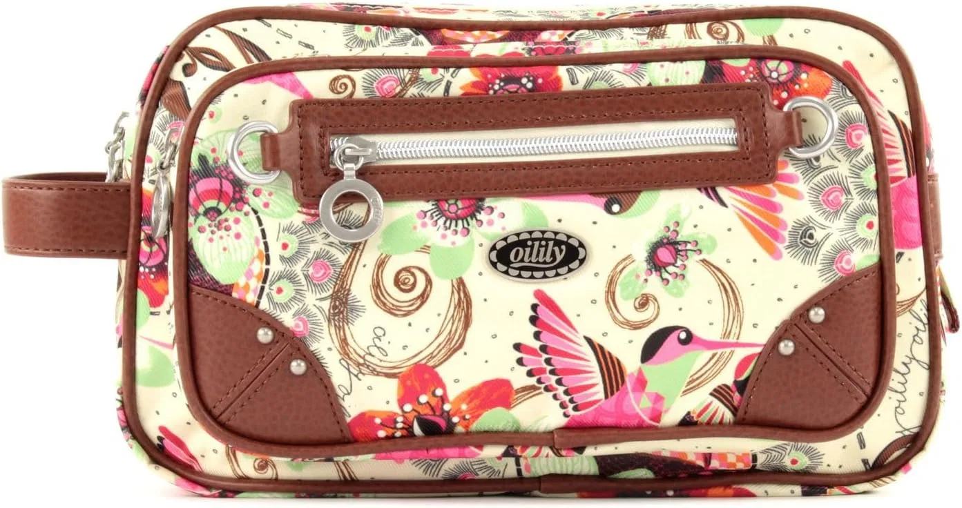 Женская косметичка Oilily Summer Birds Pocket Cosmetic Bag OCB9114 Oilily, Cream-White