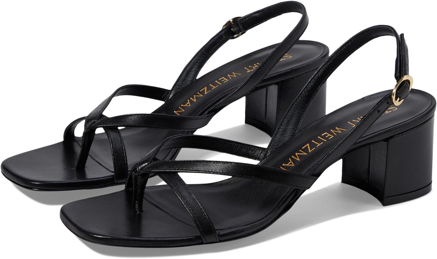 

Сандалии Stuart Weitzman Oasis Slingback Sandal, черный