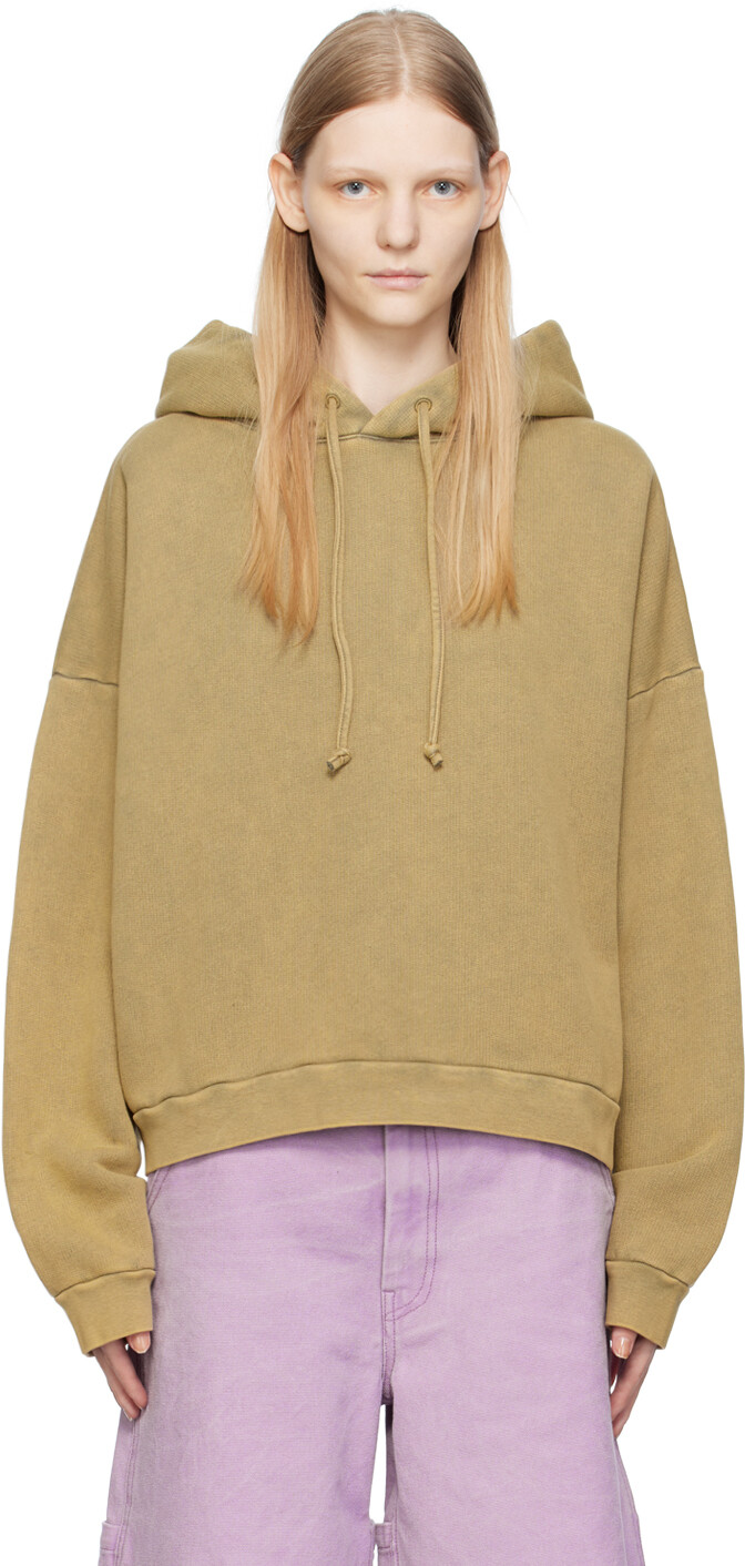 

Зеленый худи свободного кроя Sage Acne Studios