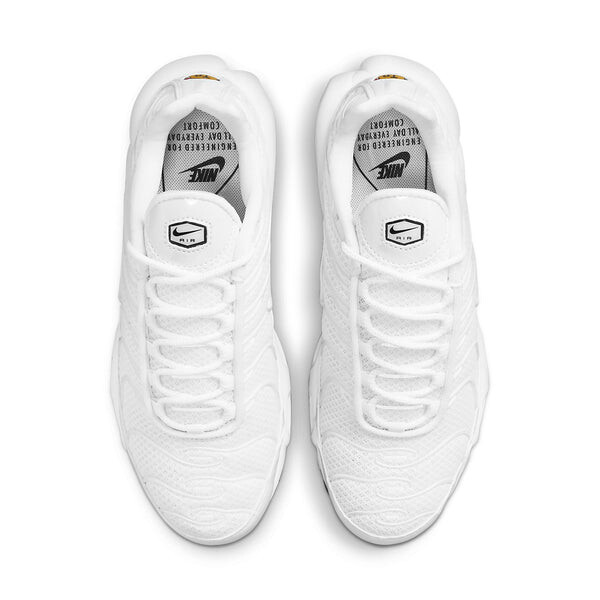 Кроссовки air max plus premium Nike, белый — фото 2