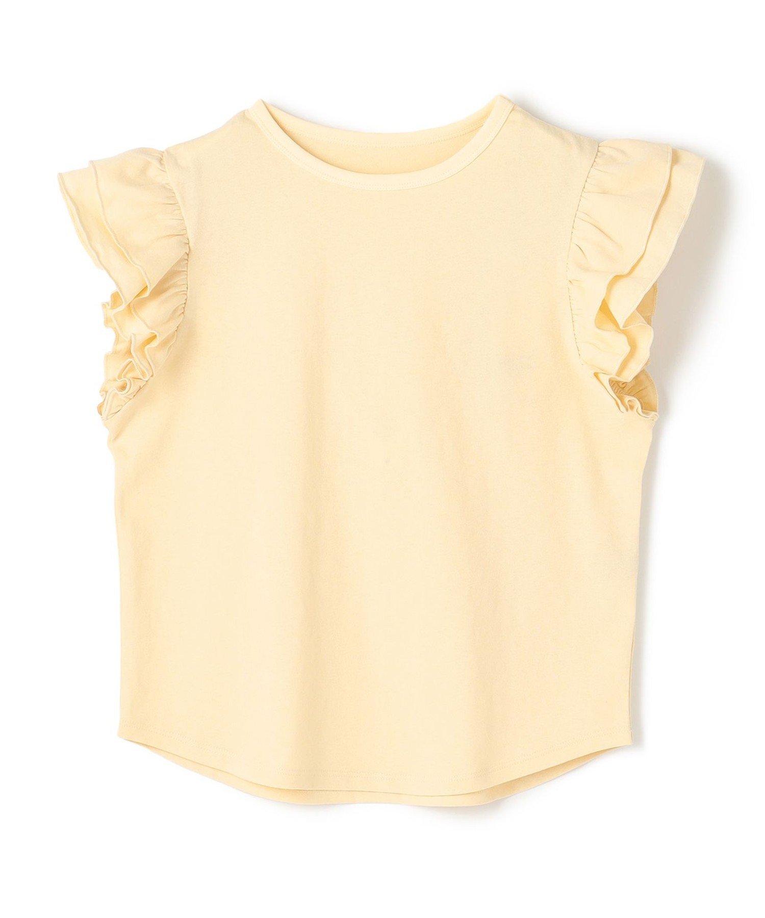 Футболка Футболки разных дизайнов [110-150 см] Unfilo, Yellow [Frill Sleeves] [040] — фото 3
