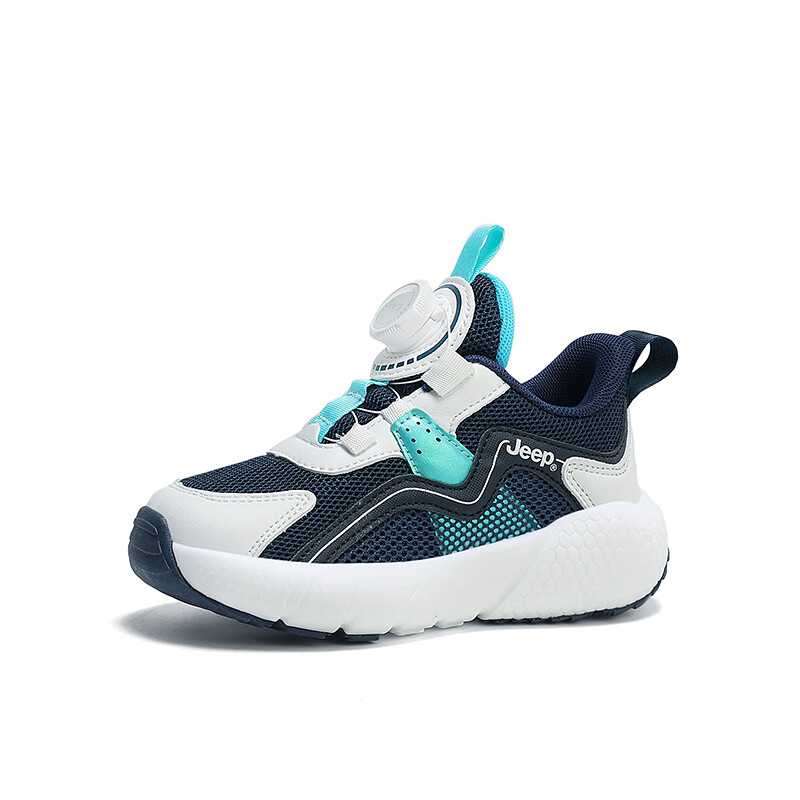 Кроссовки Jeep Kids Lifestyle Shoes Kids Low-top White, синий — фото 3