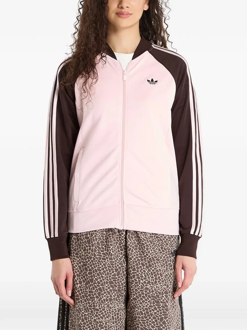 Классическая спортивная толстовка SST Adidas, розовый — фото 3