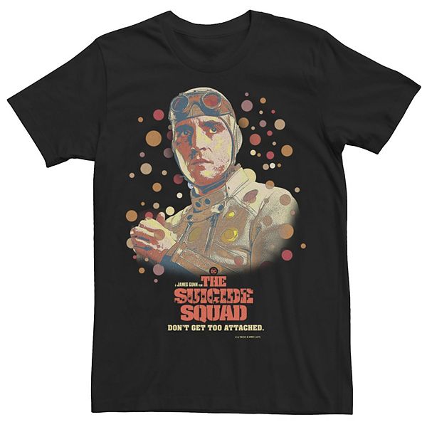 

Футболка с принтом Big & tall dc comics the suicide squad polka-dot dots Licensed Character