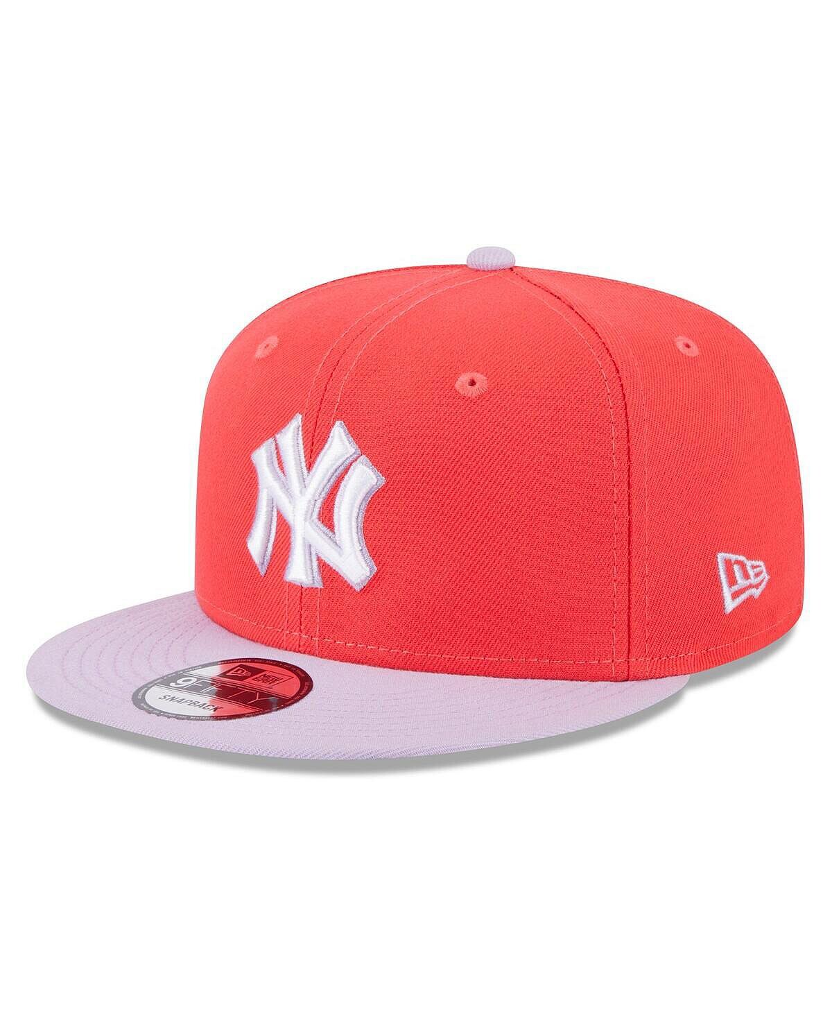 

Мужская красно-фиолетовая базовая двухцветная бейсболка New York Yankees Spring 9FIFTY Snapback New Era