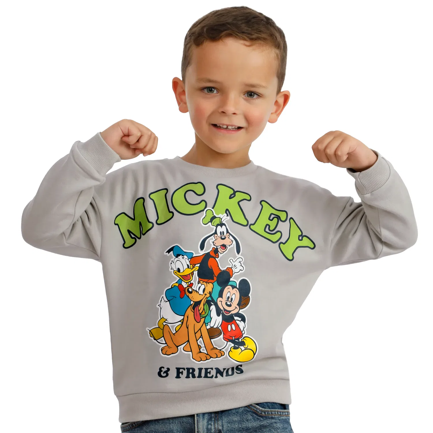 Детский свитшот Mickey & Friends Disney, серый — фото 2