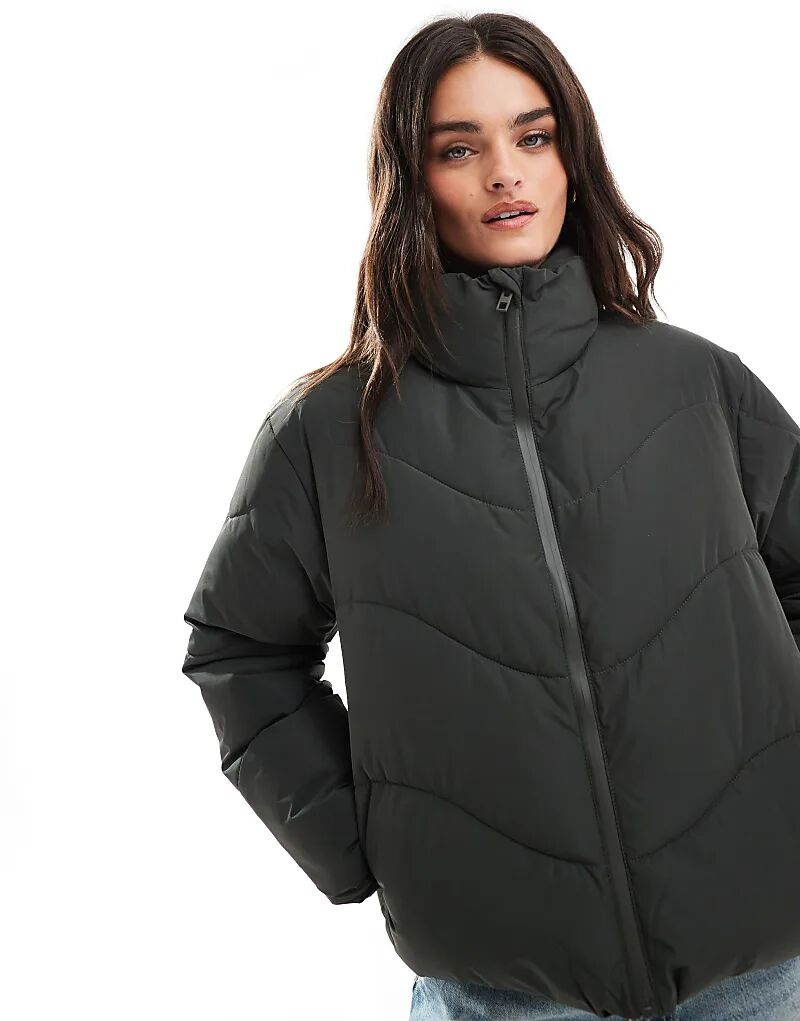 

Короткая утепленная куртка темно-зеленого цвета Vero Moda, Зеленый, Короткая утепленная куртка темно-зеленого цвета Vero Moda