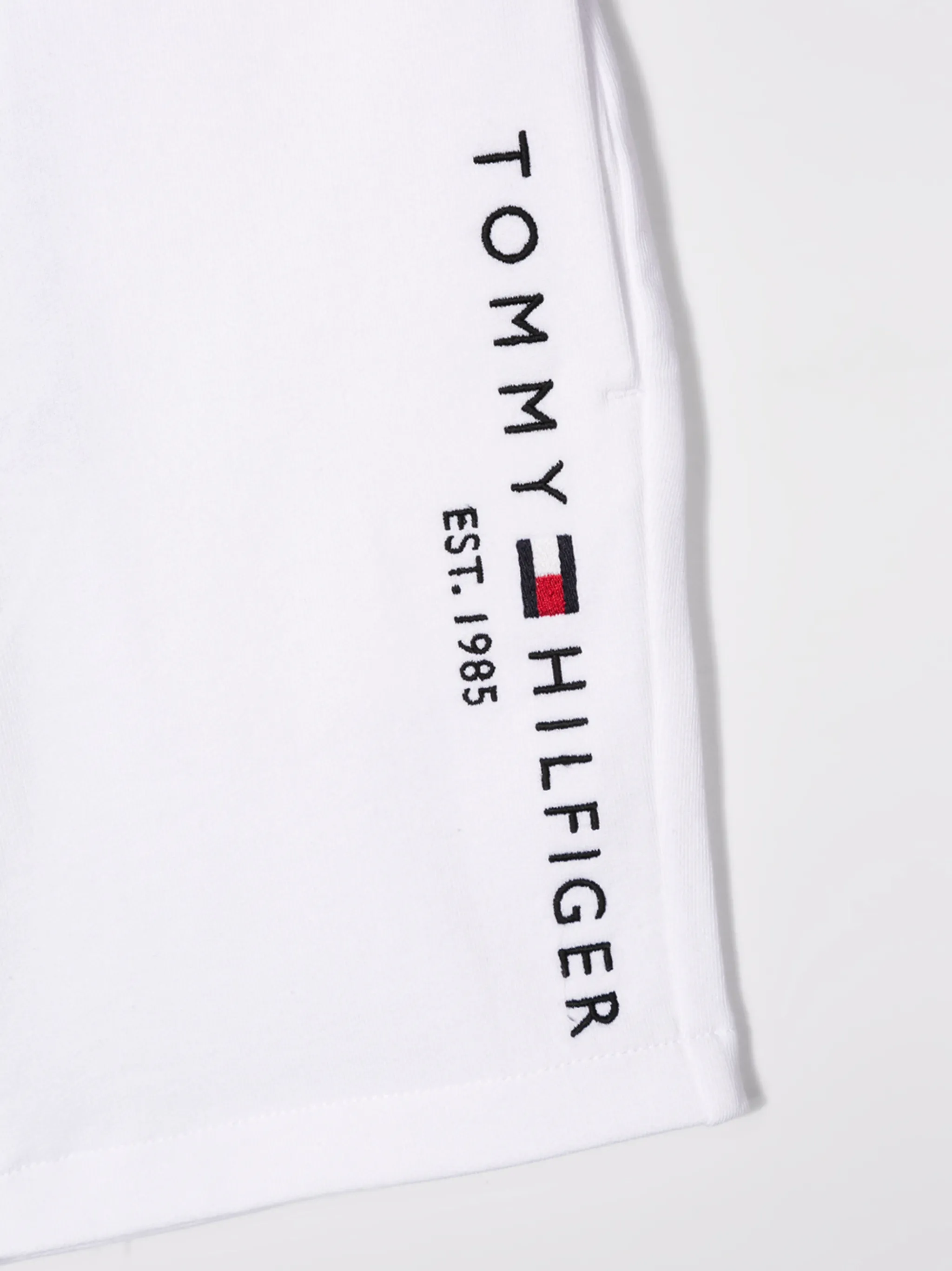 Спортивные шорты с логотипом Tommy Hilfiger Junior, белый — фото 3