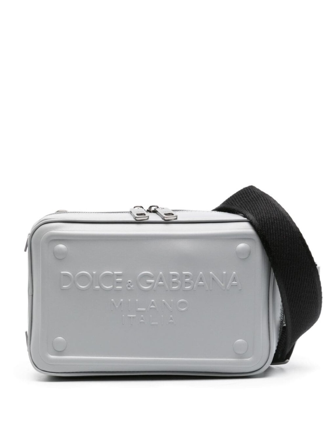 

Dolce & Gabbana сумка-мессенджер с тисненым логотипом, серый