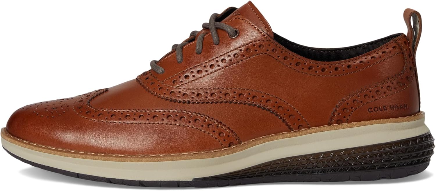 Мужские туфли Cole Haan Originalgrand Energyweave Wingtip, бежевый/слоновая кость — фото 4