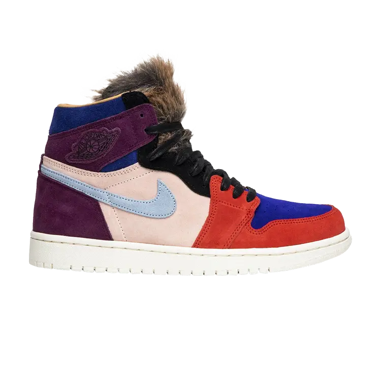 Кроссовки Air Jordan Aleali May x Wmns Air Jordan 1 Retro High 'Court Lux' Sample, разноцветный