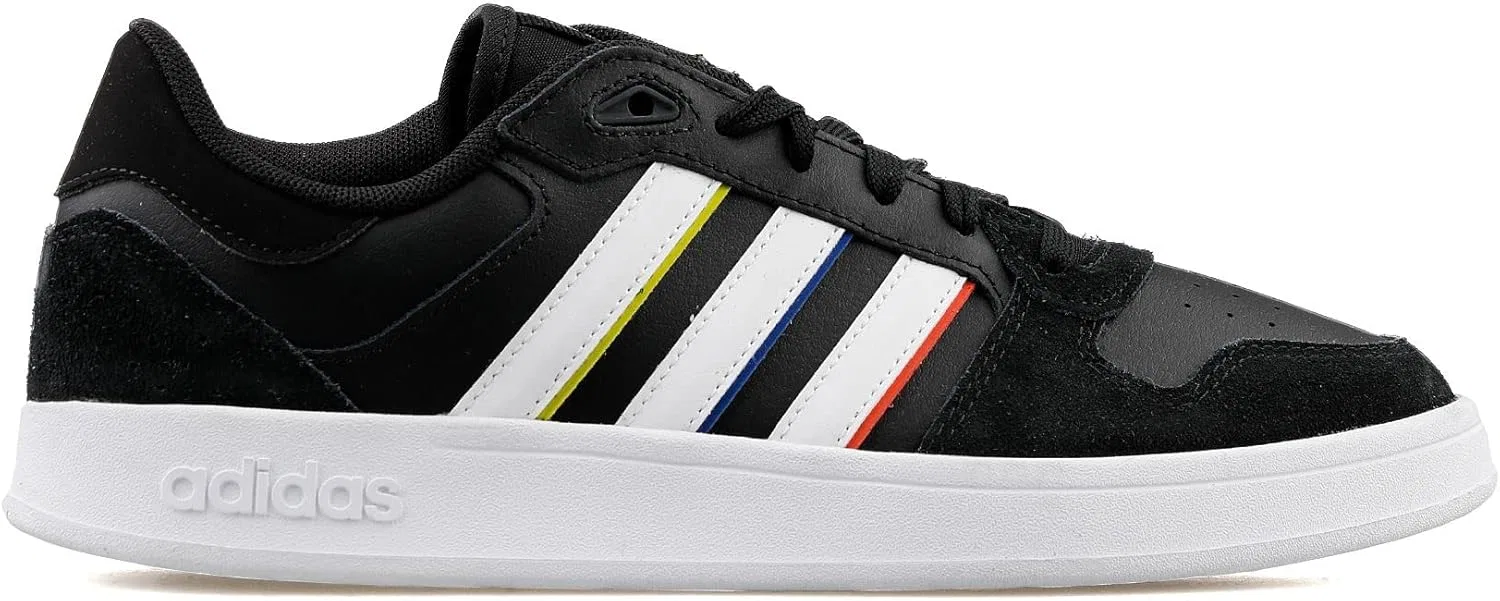 Мужские теннисные кроссовки Adidas Breaknet Plus, Cblack Ftwwht Aciyel — фото 2