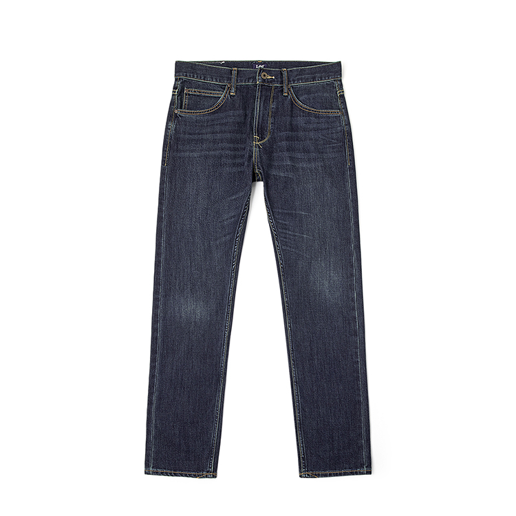 

Мужские джинсы, брюки средней зауженности Lee, темный синий (33 pants length)