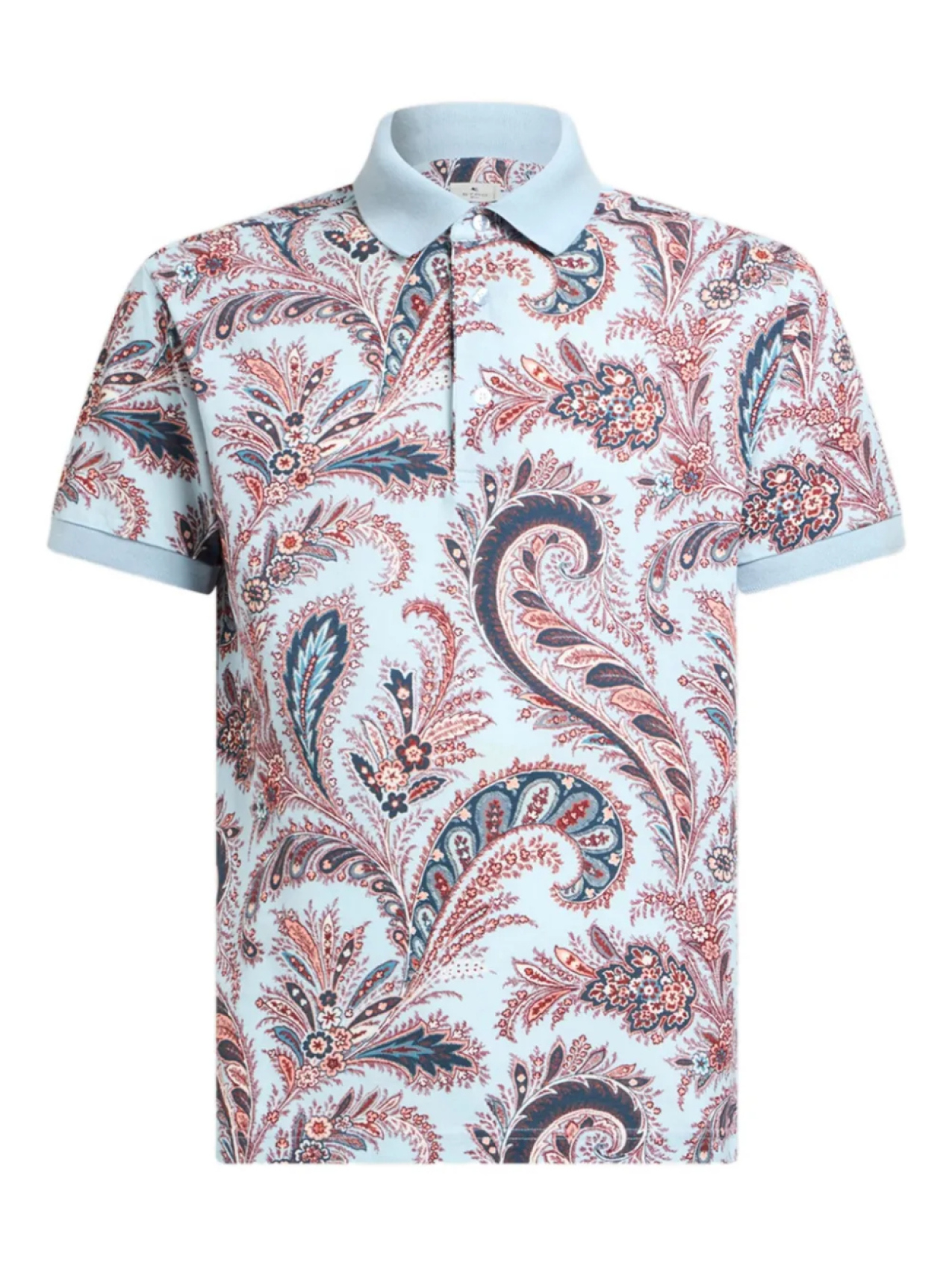 

Рубашка поло из хлопка ETRO, синий