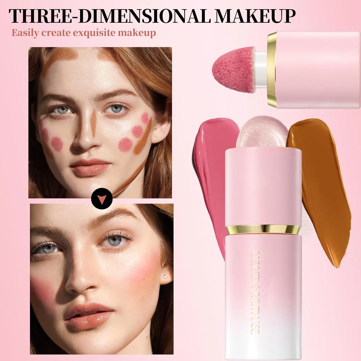 Жидкие матовые румяна для щек Vawolecy, 02#Blush — фото 3